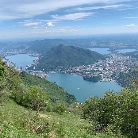 Iuli Lake Home Tra Lago E Montagna Olginate Exteriör bild